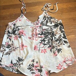 Sienna Sky Floral Camisole with Pink and Cream Hues